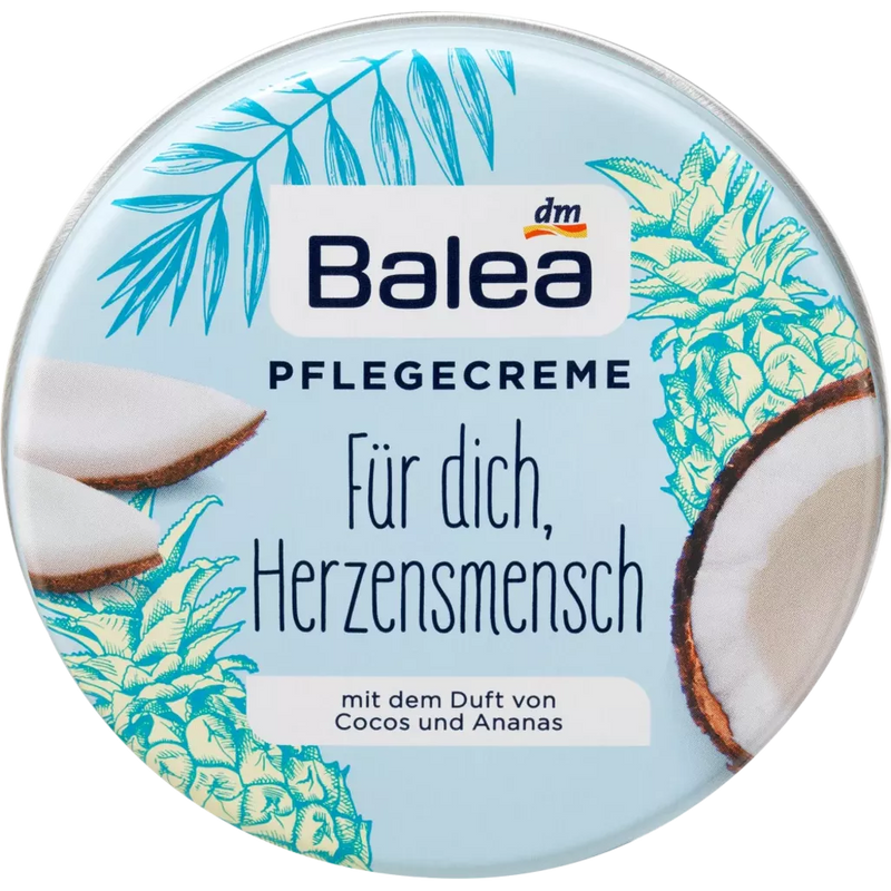 Balea Verzorgende crème kokosnoot & ananas, 30 ml