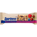 Sportness Energiereep, Natural Energy met volkoren havervlokken, veenbessen, frambozen & bosbessen, 40 g