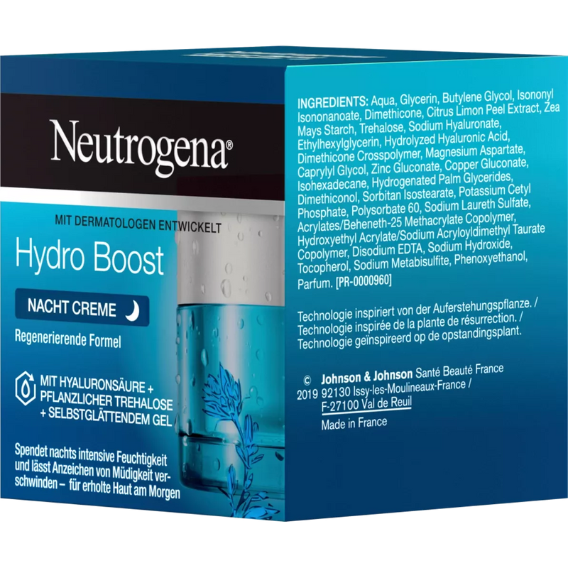 Neutrogena Nachtcrème Hydro Boost hydraterend, 50 ml