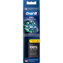 Oral-B PRO CrossAction borstels zwart, 6 stuks.