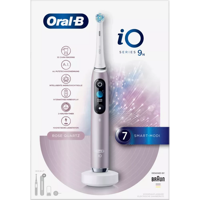 Oral-B Elektrische tandenborstel iO Series 9 rose quartz, 1 stuk