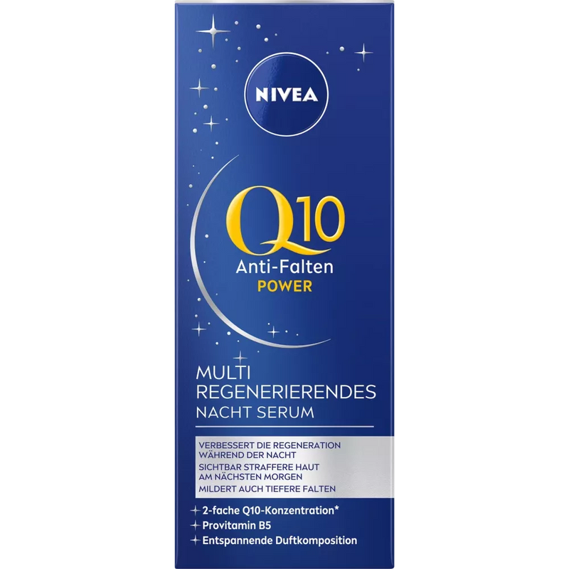 NIVEA Serum Nacht Q10 Multi Regenererend, 30 ml