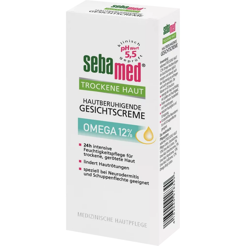 sebamed Dagcrème droge huid Omega 12%, 50 ml