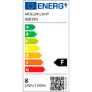 Müller Licht Lampe rétro LED 60W E27 806lm, 1 pièce.