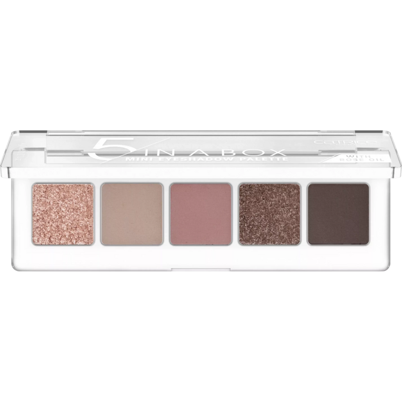 Catrice Oogschaduwpalette 5 In a Box Mini 020 Soft Rose Look, 4 g