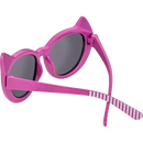 SUNDANCE Zonnebril voor kinderen in roze met kattenoren en zwarte tint, 1 stuk