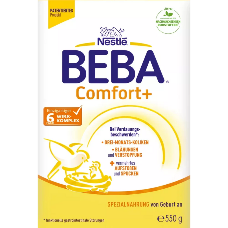 Nestlé BEBA Aanvankelijk melk Comfort + vanaf de geboorte, 550 g