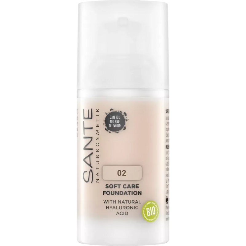 Sante Foundation Soft Care 02 Neutral Beige, 30 ml