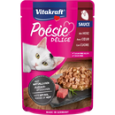 Vitakraft Poésie Délice Nourriture humide pour chat, cœur en sauce, 85 g