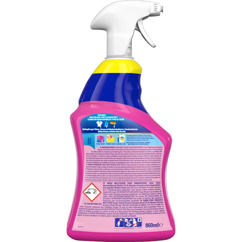 Vanish Vlekverwijderaar voorwas spray Oxi Action, 0.86 l