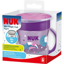 Nuk Beker Mini Magic Cup Glow, paars, vanaf 6 maanden, 160ml, 1 stuk