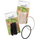 ebelin Haarelastiekjes - stof gemaakt van biologisch katoen, 12 stuks.