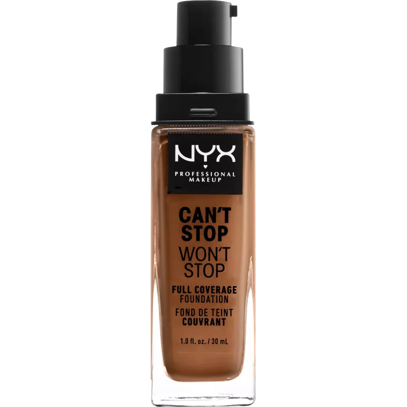 NYX PROFESSIONAL MAKEUP Foundation Can't Stop Won't Stop 24-Hour Honey 15.8, 30 ml