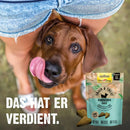 GIMDOG Dog Snack, Train &amp; Treat avec lapin et menthe, Junior, 125 g