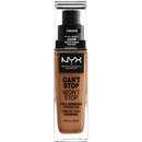 NYX PROFESSIONAL MAKEUP Fond de teint Can't Stop Won't Stop 24 heures Cannelle 15,5, 30 ml