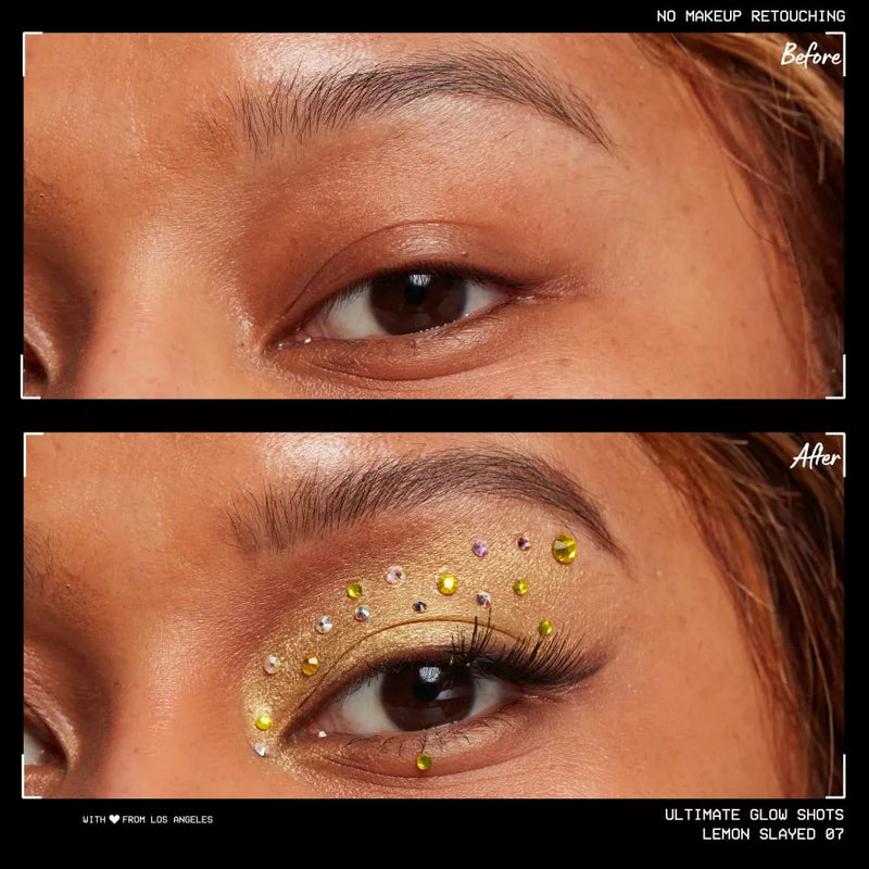 NYX PROFESSIONAL MAKEUP Fard à paupières Ultimate Glow Shots 07 Lemon Slayed, 1 pièce