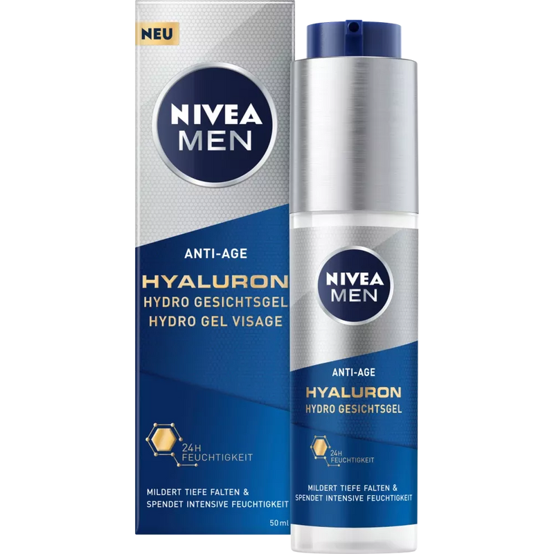 NIVEA MEN Anti-Age Hyaluron Hydro Gel, 50 ml