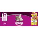 Whiskas Katten Natvoer, Adult, Ragout gevogelte selectie, Multipack (80 x 85g), 6,8 kg