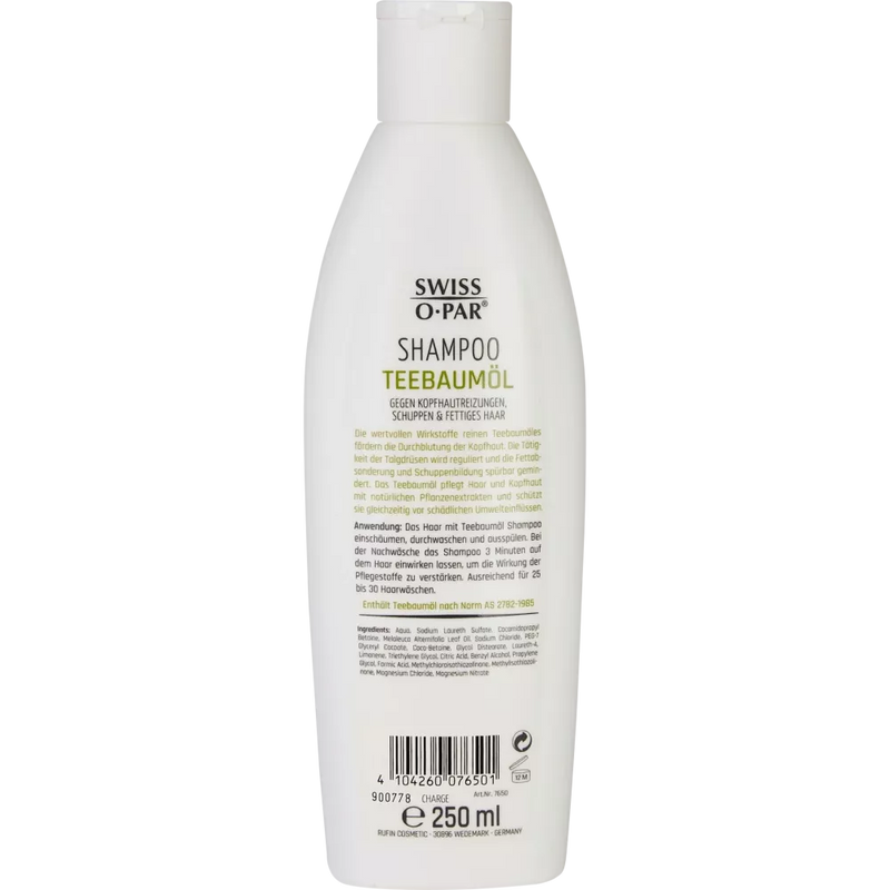 Swiss-o-Par Cure Shampoo Tea Tree Oil, 250 ml