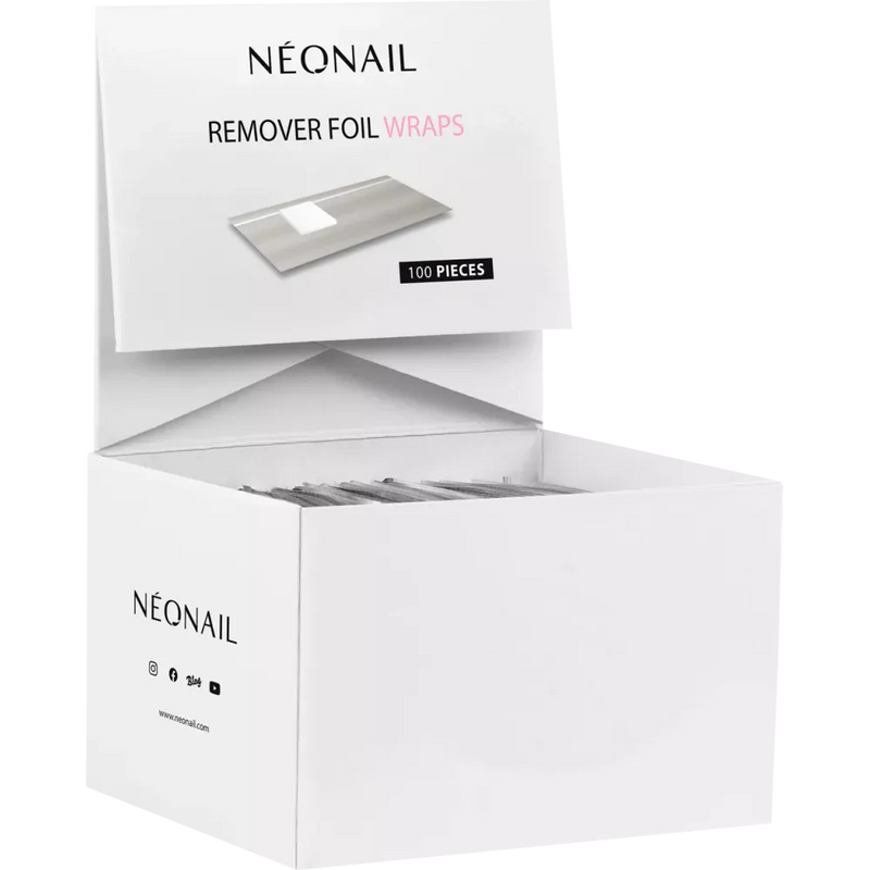 Neonail Soak Off Remover Wraps - Nagellakremover, 100 Stuks