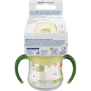 babylove Plastic babyfles brede hals, 150 ml, bos/groen, 1 st