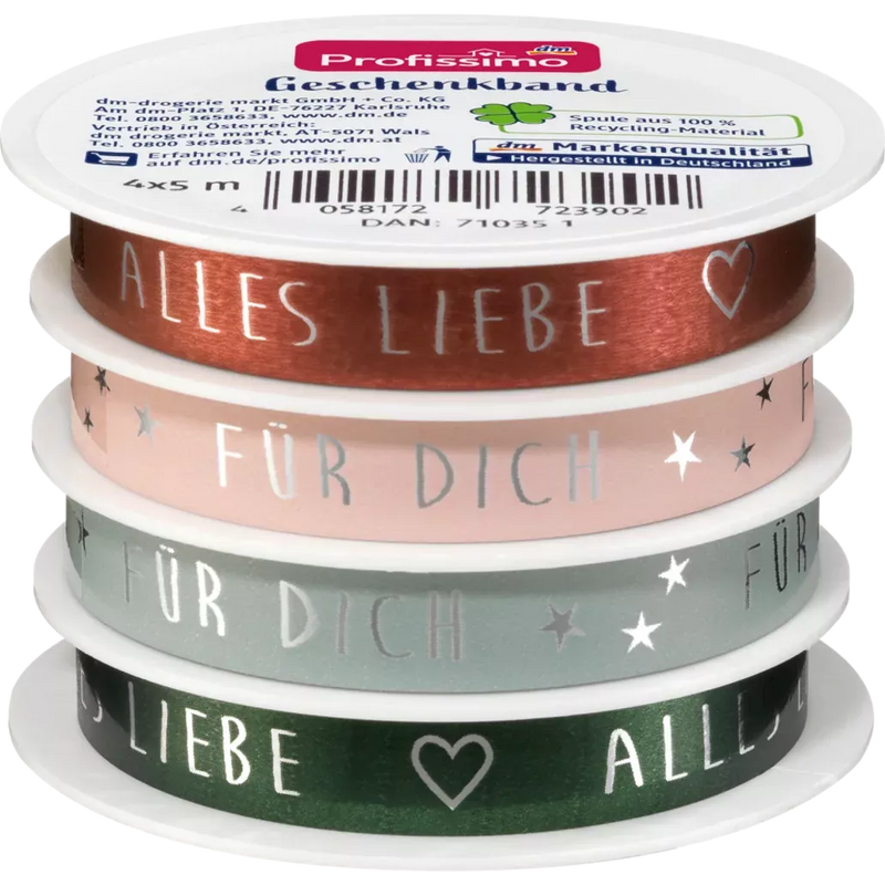 Profissimo Cadeaulintenset "Alle liefde/voor jou", 20 m