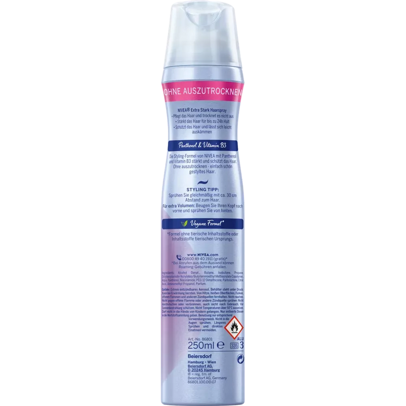 NIVEA Haarlak Extra Sterk, 250 ml