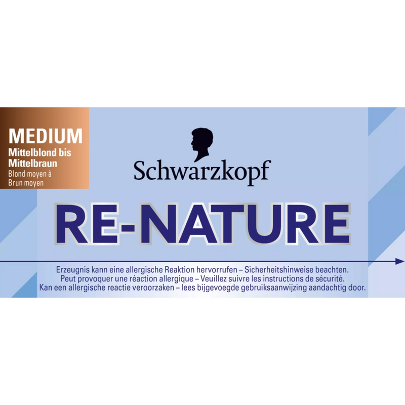 Schwarzkopf Re-Nature Re-Pigmentatiecrème Medium Mannen, 1 stuk