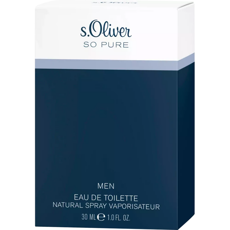 s.Oliver So Pure Men Eau de Toilette, 30 ml