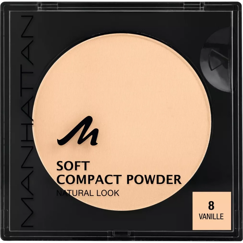 MANHATTAN Cosmetics Gezichtspoeder Soft Compact Poeder Vanille 08, 9 g