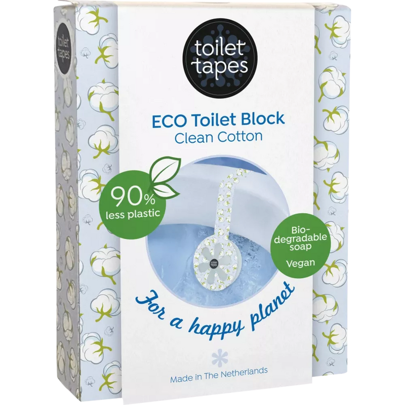 toilet tapes ECO Clean Cotton WC reiniger, 1 stuk