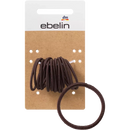 ebelin Haarelastiekjes klein/dun bruin, 15 stuks.