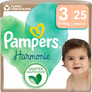 Couches Pampers Harmonie taille 3 Midi (6-10 kg), 25 pièces.
