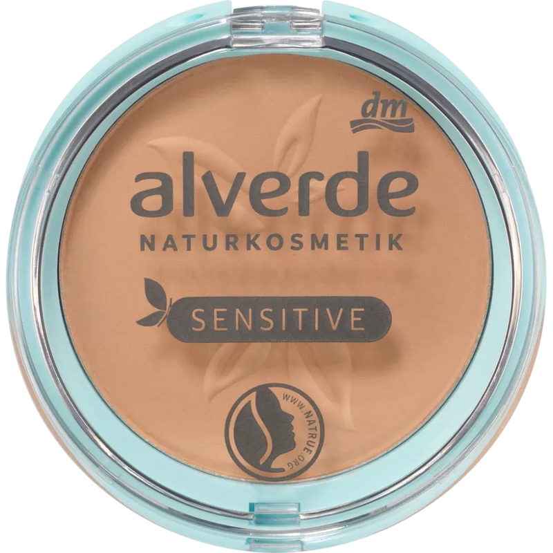 alverde NATURKOSMETIK Poeder Sensitive 03 Amber Beige, 11 g