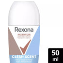 Rexona Antitranspirant Deo Roll-on Maximale Bescherming Schone Geur, 50 ml