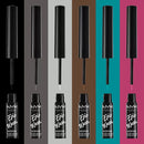 NYX PROFESSIONAL MAKEUP Eyeliner liquide Epic Wear Metallic Waterproof 02 Gun Metal, 3,5 ml