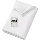 Serviette éponge ebelin blanche 100% coton biologique certifié GOTS, 1 pièce