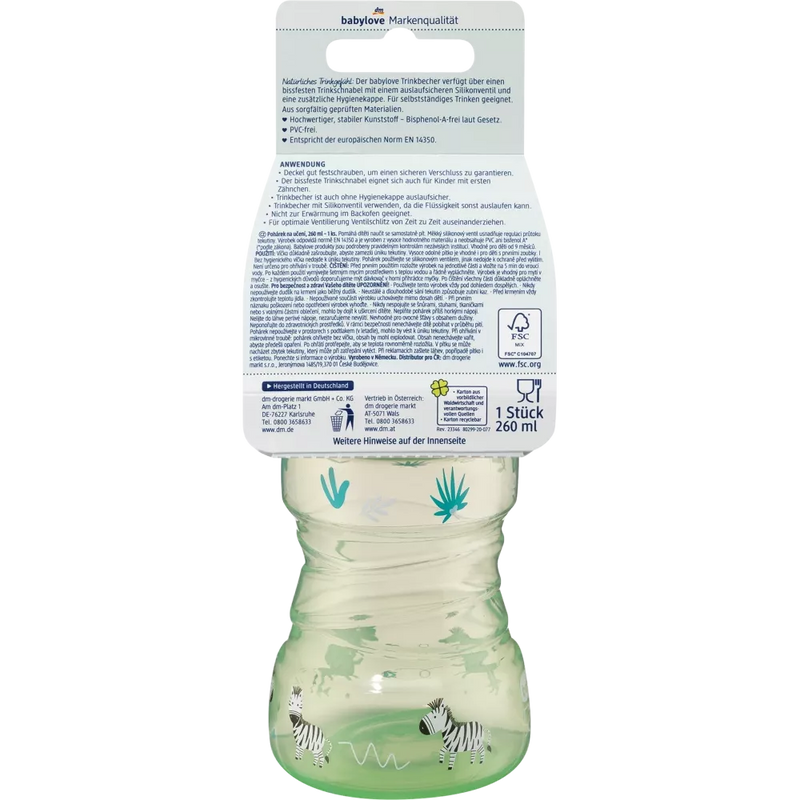 babylove Drinkfles groen, vanaf 9 maanden, 260 ml, 1 st.