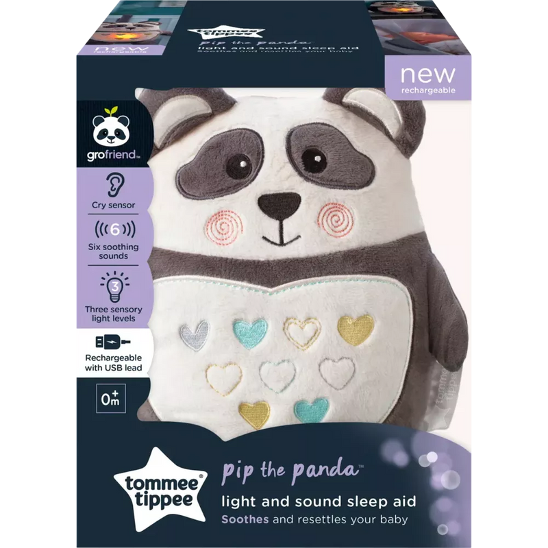 Tommee Tippee Baby Slaaphulp oplaadbaar, Pip de Panda, 1 stuk