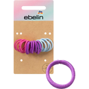 ebelin Haarelastiekjes mini kleurenmix, 18 stuks.