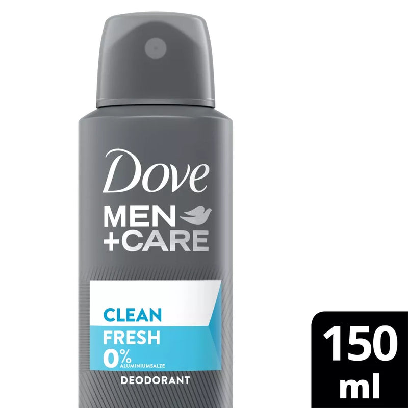 Dove MEN+CARE Deodorant Spray Clean Fresh, 150 ml