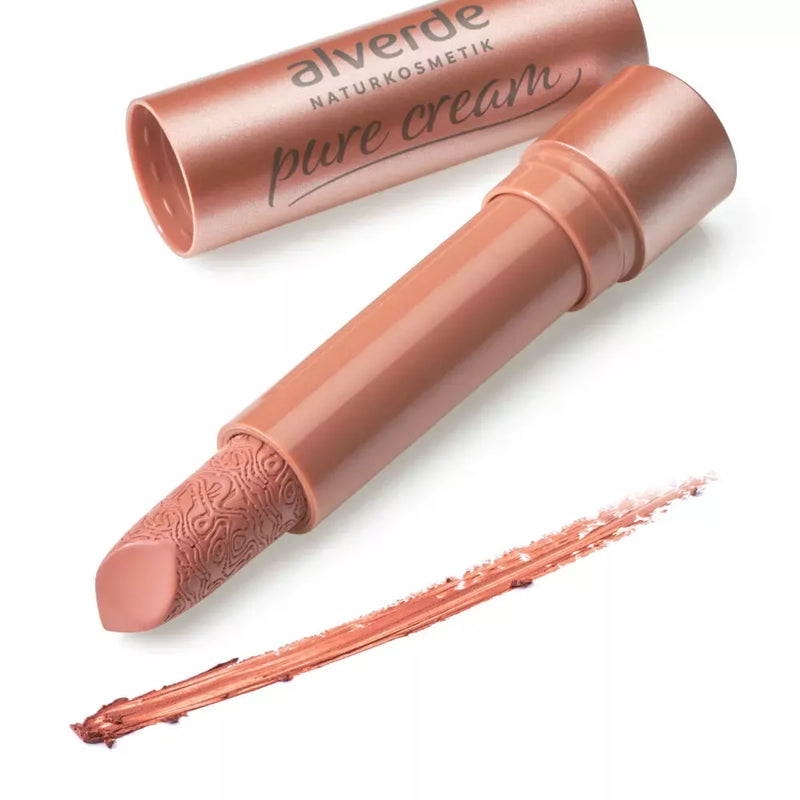 alverde NATURKOSMETIK Lipstick Pure Cream 10 Soft Smile, 3,8 g