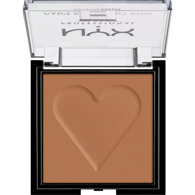 NYX PROFESSIONAL MAKEUP Poeder Can't Stop Won't Stop matterend 08 Mokka, 6 g