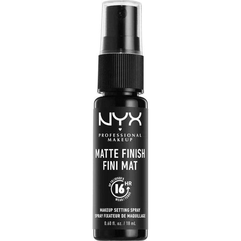 NYX PROFESSIONAL MAKEUP Matte Fixerende Spray, 18 ml