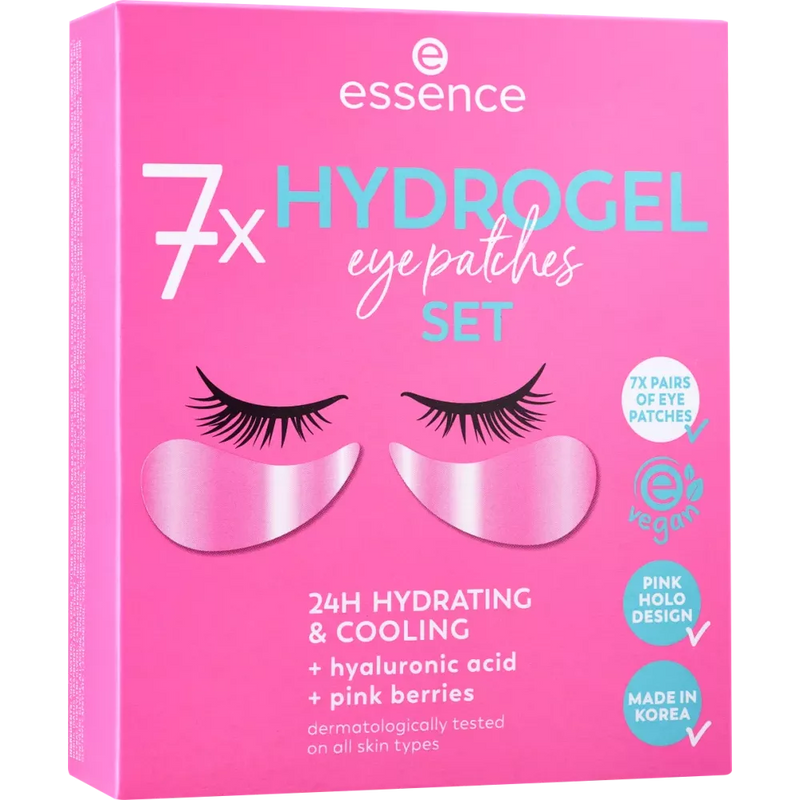 essence Oogkompressen Hydro Gel (7 paar), 14 stuks.