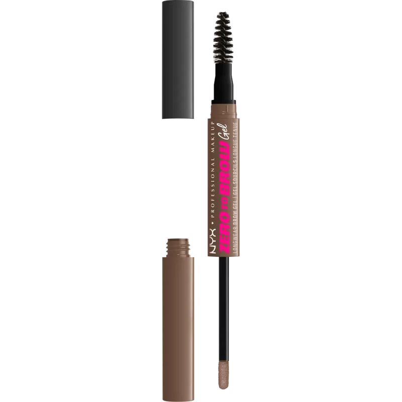NYX PROFESSIONAL MAKEUP Wenkbrauwgel Zero To Brow 05 Ash Brown, 2,3 g