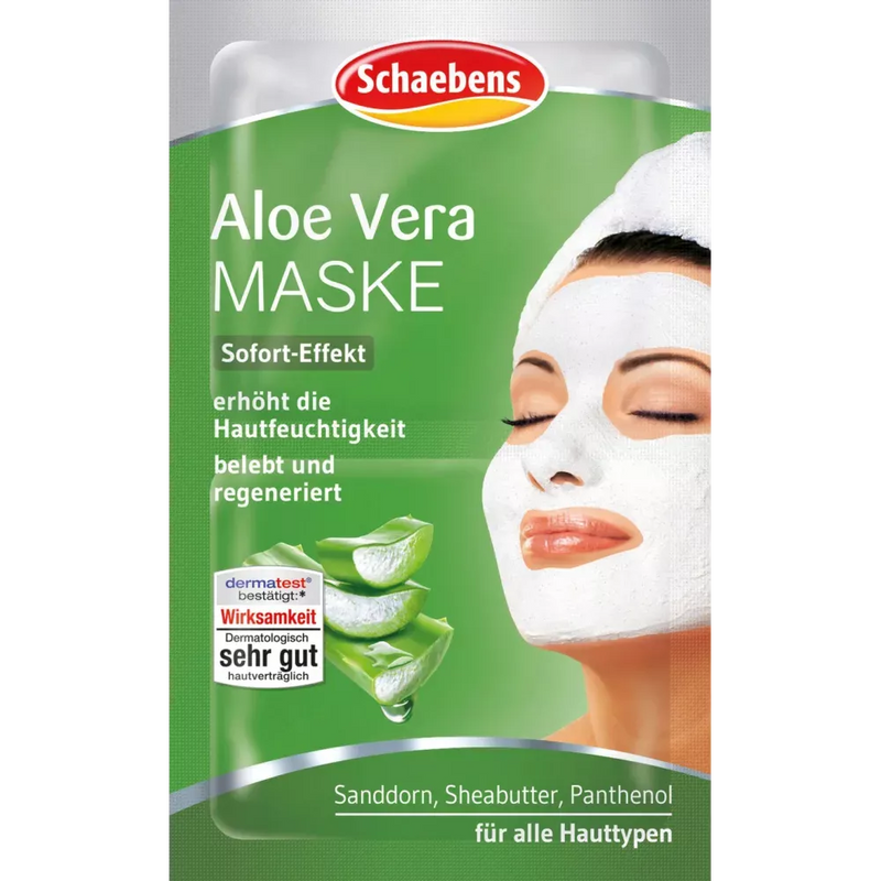 Schaebens Masker Aloë Vera 10zak, 100 ml