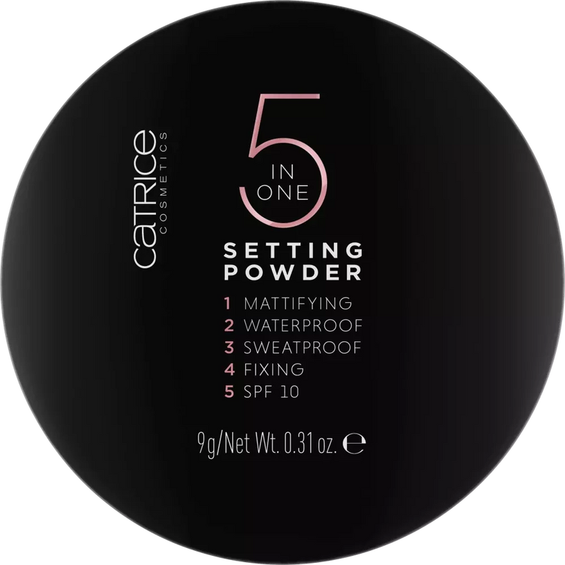 Catrice Poeder 5 in 1 Setting Powder Transparant 010, 9 g