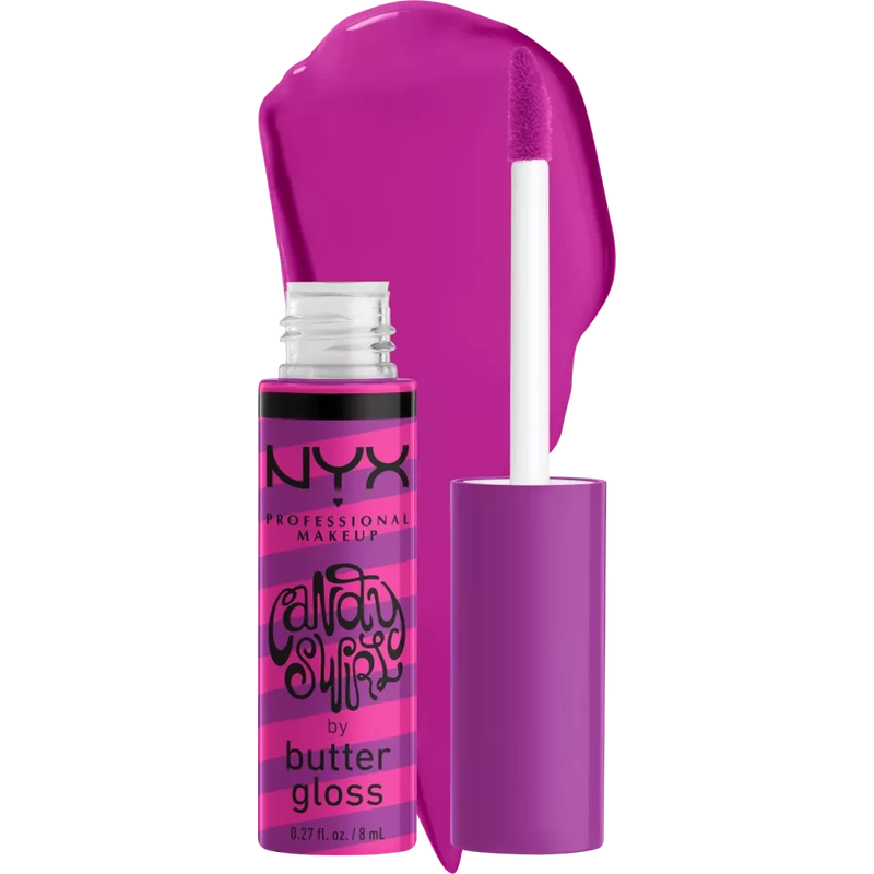 NYX PROFESSIONAL MAKEUP Lipgloss Butter Gloss Candy Swirl 03 Snow Cone, 8 ml