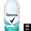 Déodorant anti-transpirant Rexona Roll-on Douche Fraîche, 50 ml